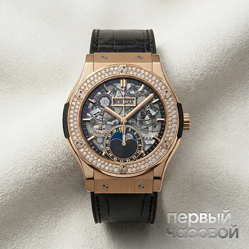 Classic Fusion King Gold Diamonds Moon Phase