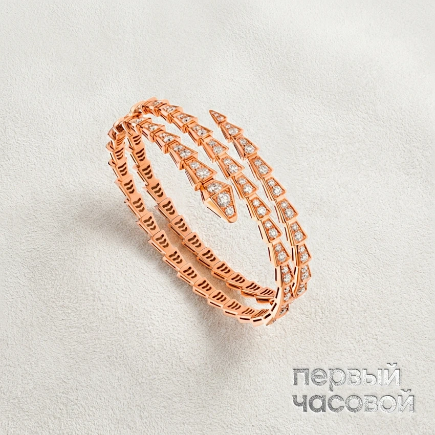 Serpenti Viper Two-Coil Bracelet