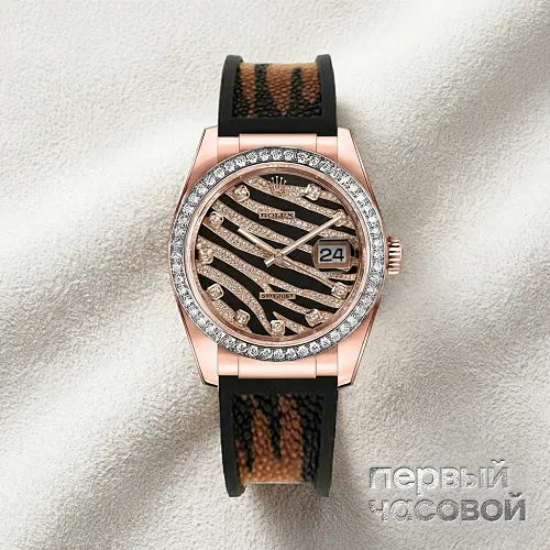 Datejust 36mm Zebra Rose Gold