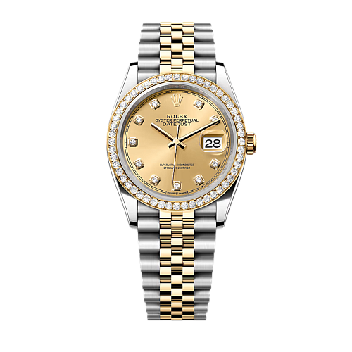 Datejust 36 Oyster Oystersteel yellow gold and diamonds