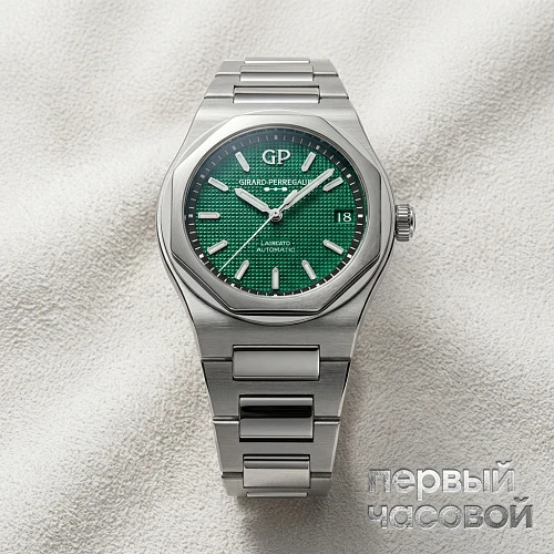 Laureato Steel Green Dial