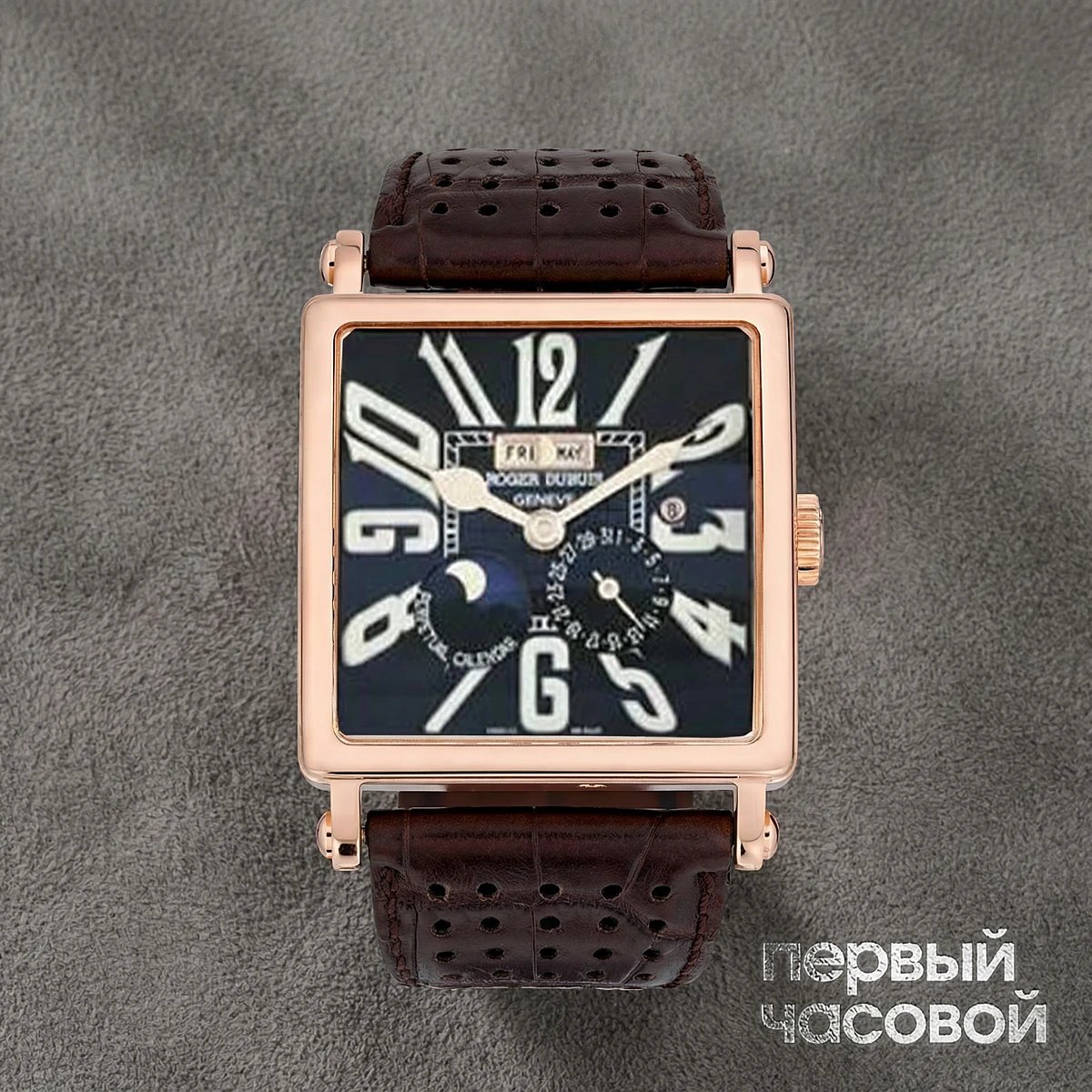 Купить элитные часы Roger Dubuis Golden Square Perpetual Calendar : в наличии в Москве!