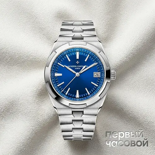 Overseas Self-Winding Steel Blue Dial 41 mm
