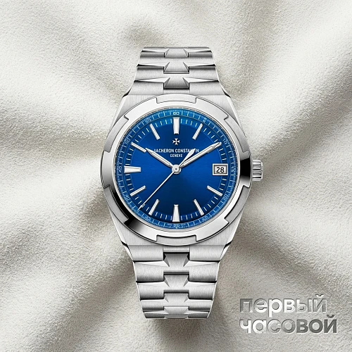 Overseas Self-Winding Steel Blue Dial 41 mm
