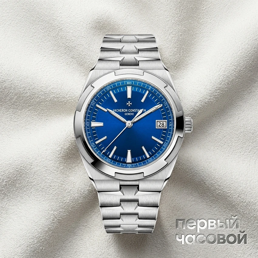 Overseas Self-Winding Steel Blue Dial 41 mm