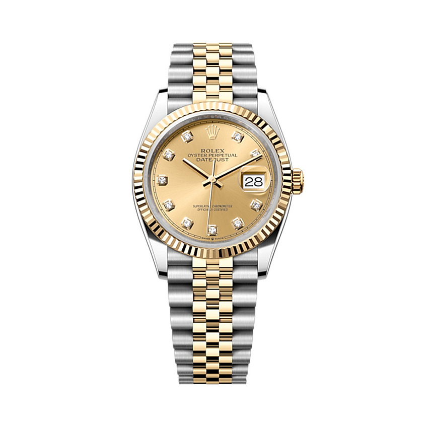 Datejust 36mm Champagne Diamond Dial 