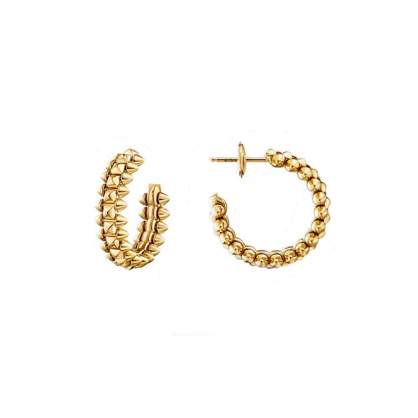 Clash de Cartier earrings small Model, Yellow Gold