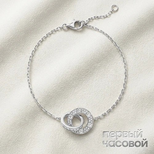 Love Bracelet, On Chain, Paved B6084700