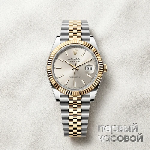Oyster Perpetual Datejust Ii 41 Mm Steel And Yellow Gold Silver Dial