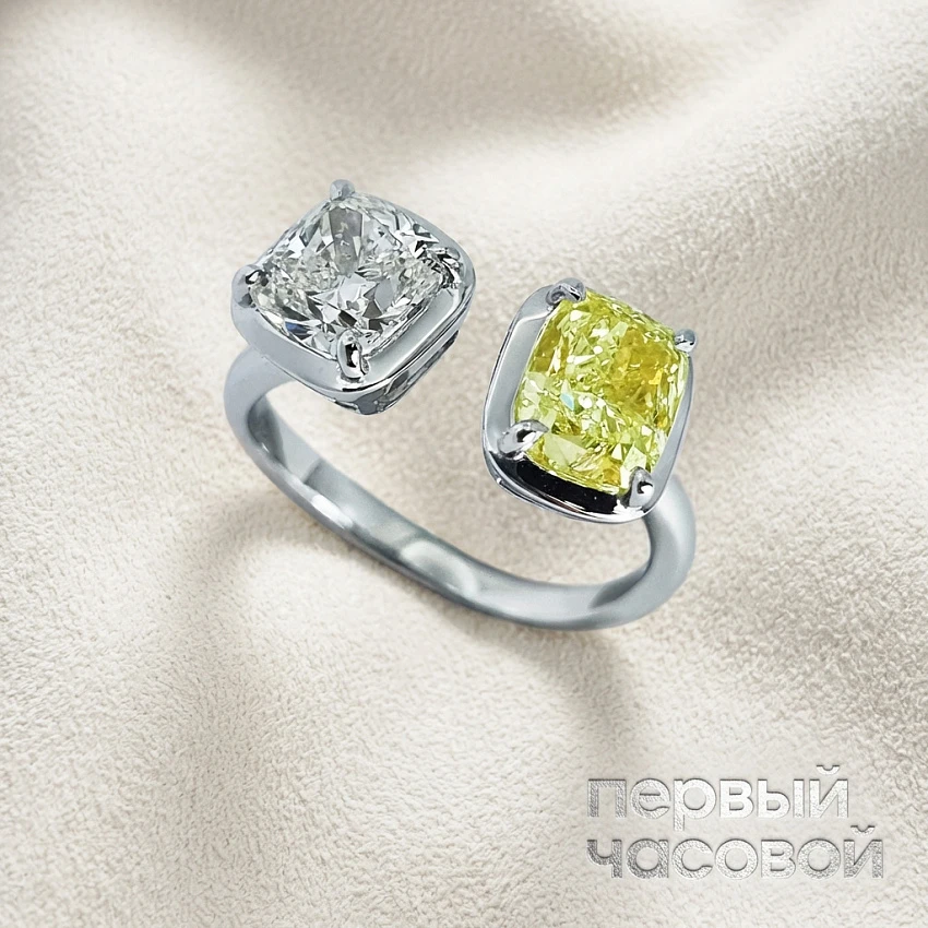 Кольцо с бриллиантами 1,50/1,52 ct.