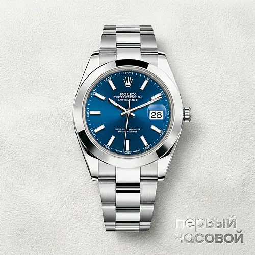 Oyster Perpetual Datejust 41 mm Blue Sticks