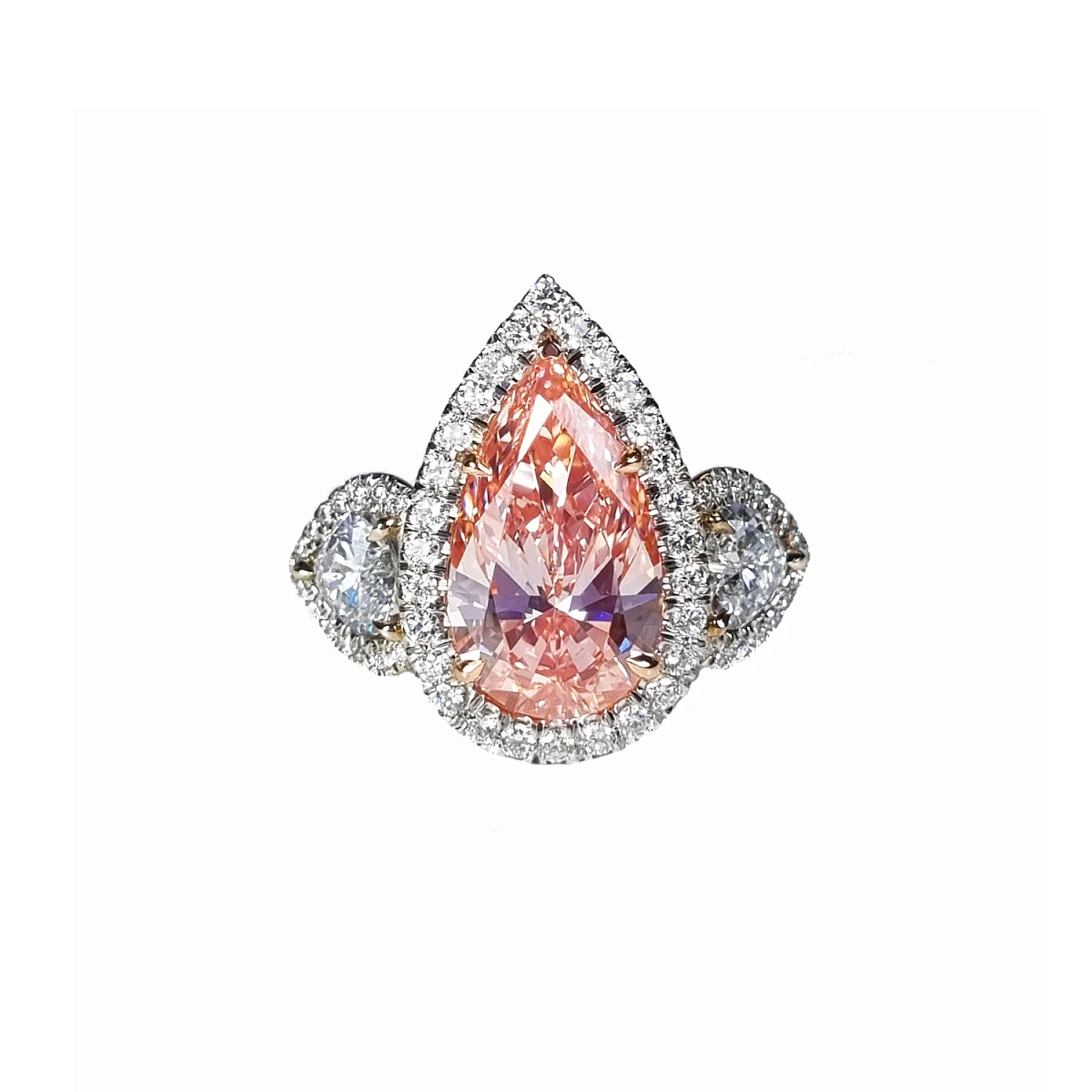 Купить украшение NO NAME КОЛЬЦО С БРИЛЛИАНТОМ 5,06 CT. FANCY INTENSE PINK*/VVS2 : в наличии в Москве!