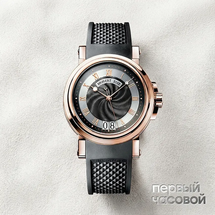 Marine Big Date Rose Gold