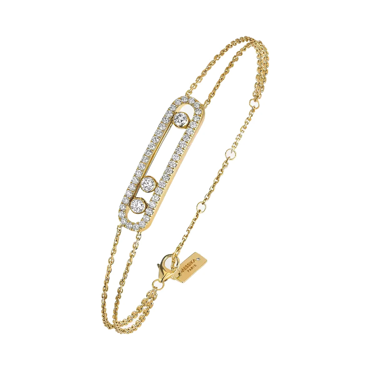 Купить украшение MESSIKA Move Classique Pavé YG  Move Classique Diamond Pavé Bracelet 03995: в наличии в Москве!