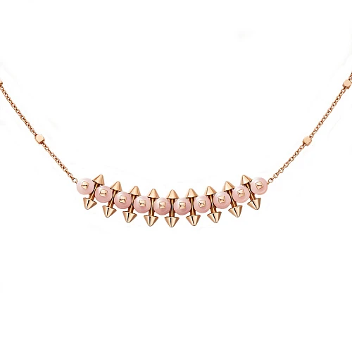 Clash de Cartier Pendant, Pink Chalcedony