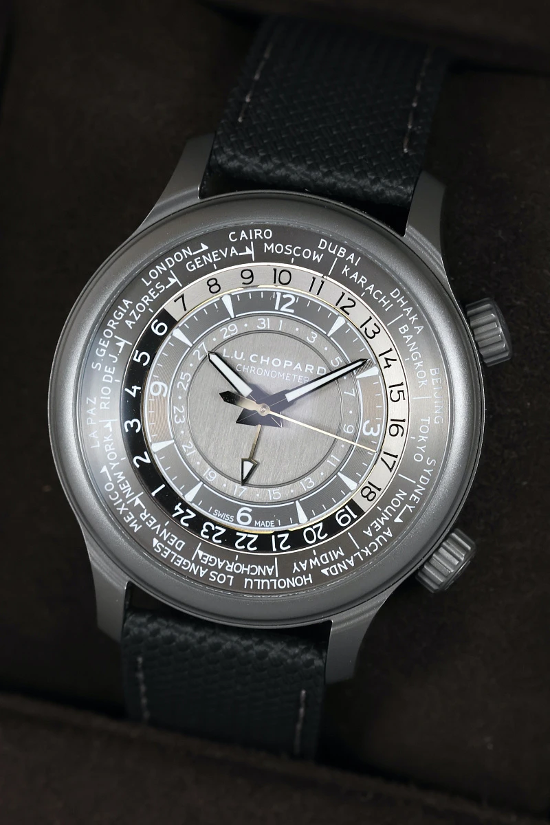 Купить элитные часы Chopard L.U.C Time Traveler One Black 168574-3008 : в наличии в Москве!
