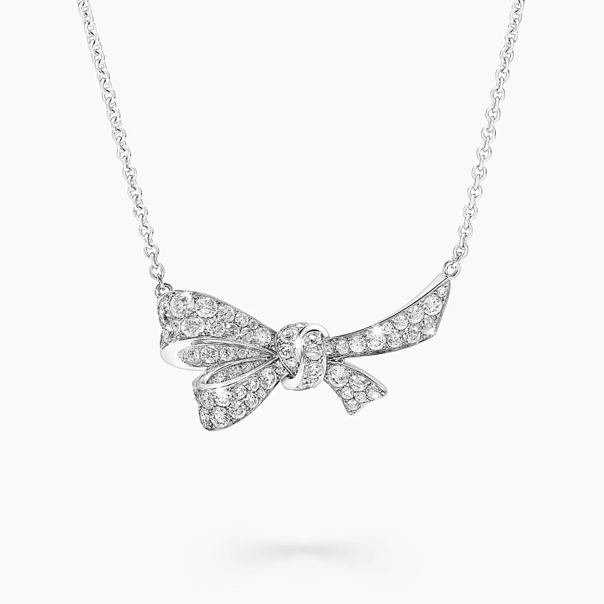 Tilda's Bow Diamond Pendant