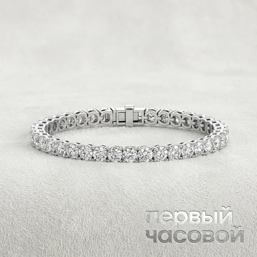 Браслет с бриллиантами 22,4 ct. G-H/VS (3 Excellent)