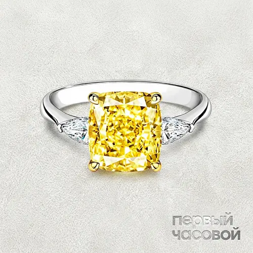 Кольцо С Бриллиантом 5,02 Ct. Fly/Vs2