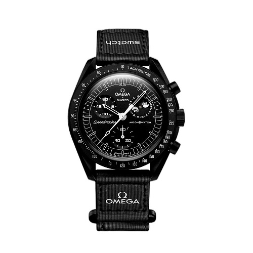 Omega X Swatch Moonswatch Bioceramic Mission To The Moonphase