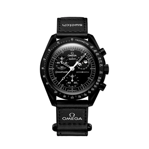 Omega X Swatch Moonswatch Bioceramic Mission To The Moonphase