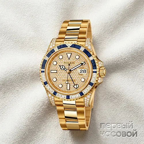 Rolex GMT Master II Sapphires Diamonds