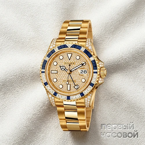 Rolex GMT Master II Sapphires Diamonds 