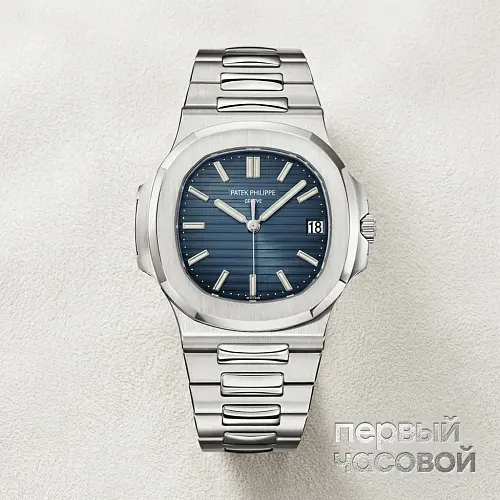 Nautilus Steel Blue Dial