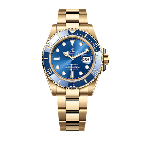 Submariner 41 Yellow Gold Blue