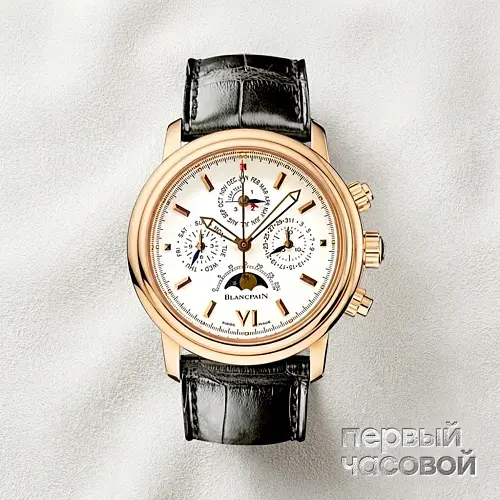 Léman Perpetual Calendar Chronograph 18K Yellow Gold