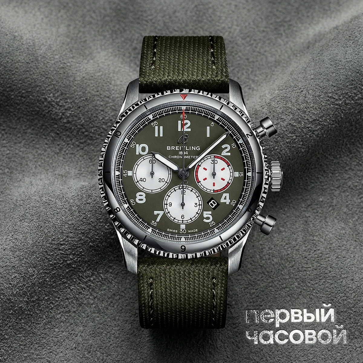 Купить элитные часы Breitling AVIATOR 8 B01 CHRONOGRAPH 43 CURTISS WARHAWK AB01192A1L1X2: в наличии в Москве!