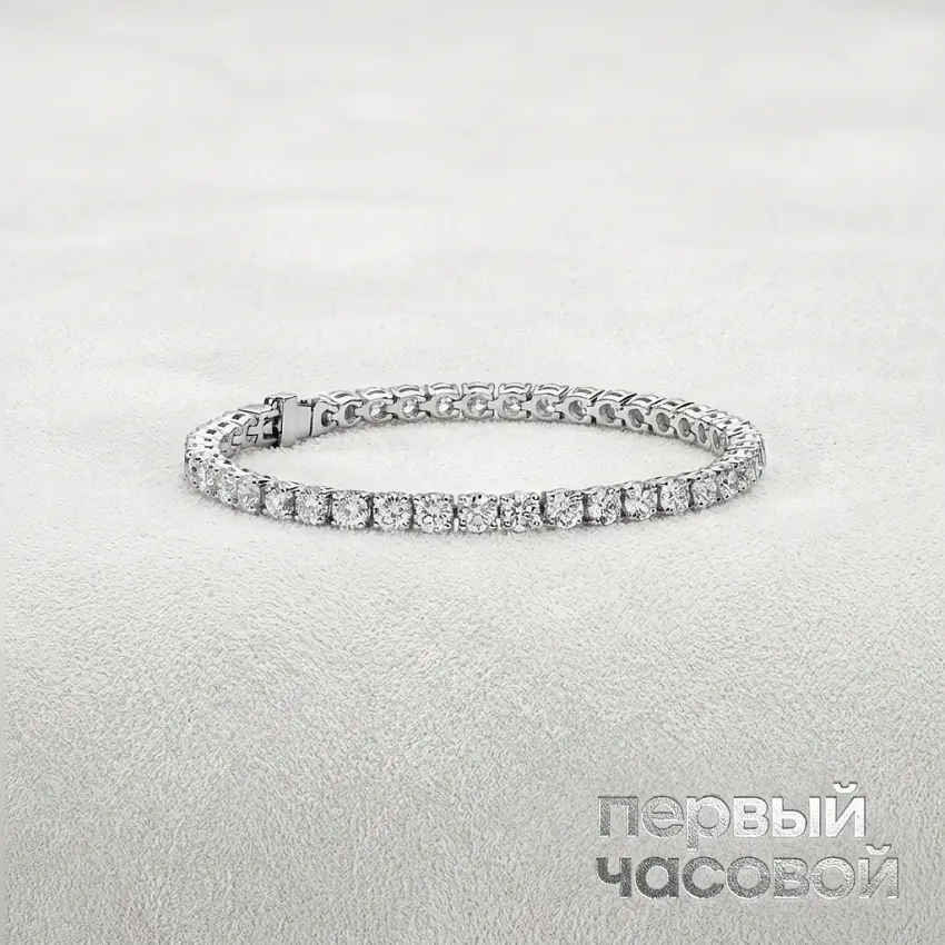 Браслет с бриллиантами 16,10 ct. K/Vs1