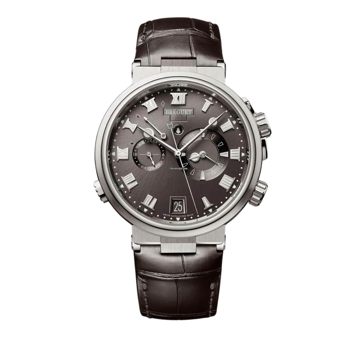 Купить элитные часы Breguet MARINE. ALARME MUSICALE TITANIUM 40 5547TI/G2/9ZU: в наличии в Москве!