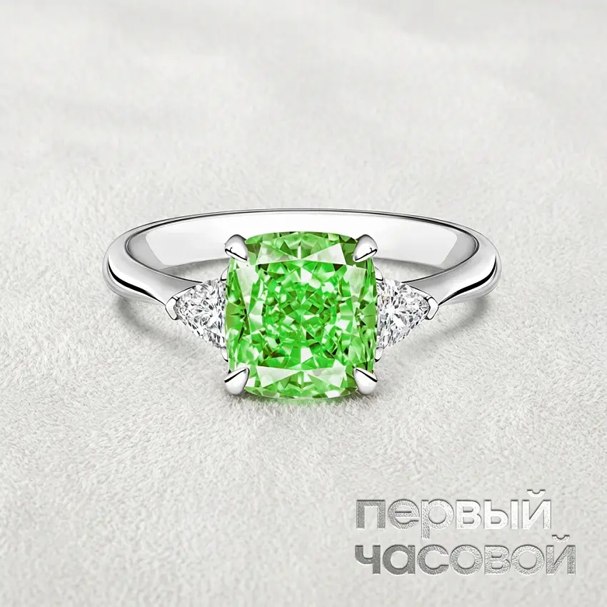 Кольцо с бриллиантом 3,01 ct FLBGY/VS2