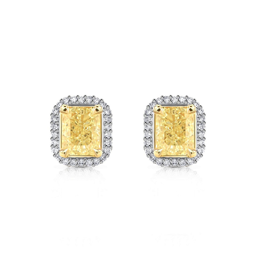 Серьги 2,01/2,01 ct. Y to Z