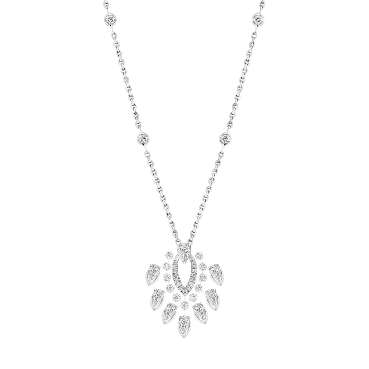 Купить украшение MESSIKA NECKLACE Desert Bloom 07359-WG: в наличии в Москве!