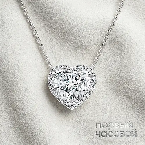 Подвеска 1,00 ct. J/Internally Flawless "Heart Diamond"