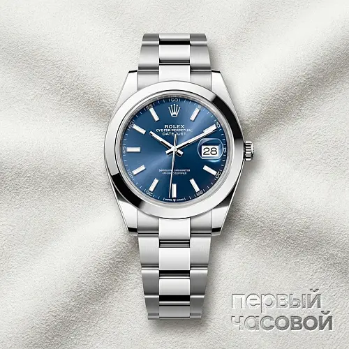 Oyster Perpetual Datejust 41 mm Blue Sticks Oyster