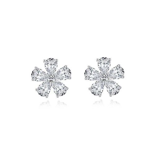 Серьги с бриллиантами 3,03 ct. H/VS1