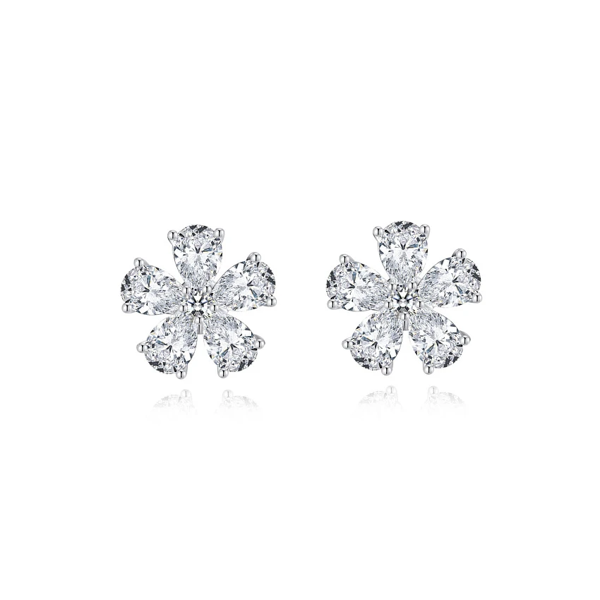 Серьги с бриллиантами 3,03 ct. H/VS1