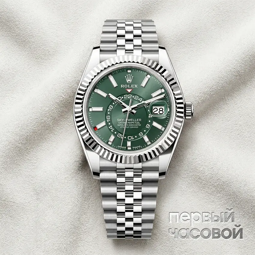 Oyster Perpetual Sky-Dweller Olive Green