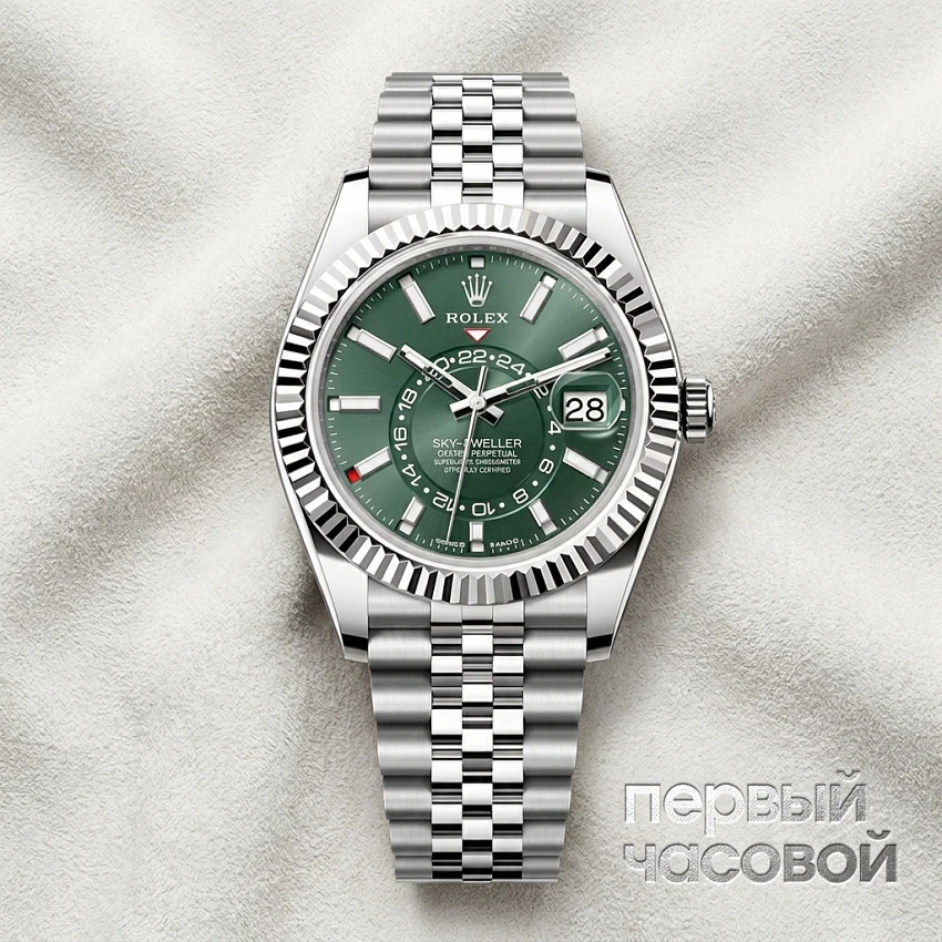 Oyster Perpetual Sky-Dweller Olive Green