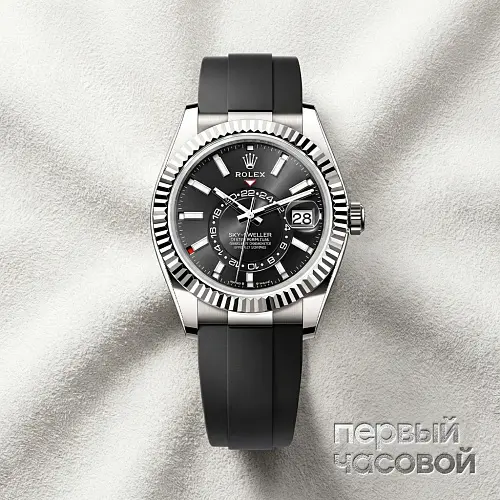 Sky-Dweller White Gold Oysterflex