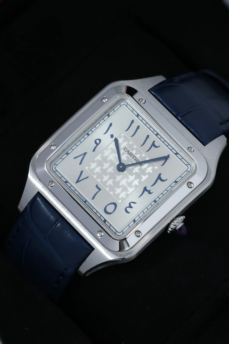 Купить элитные часы Cartier SANTOS-DUMONT LIMITED XL Platinum WGSA0086: в наличии в Москве!