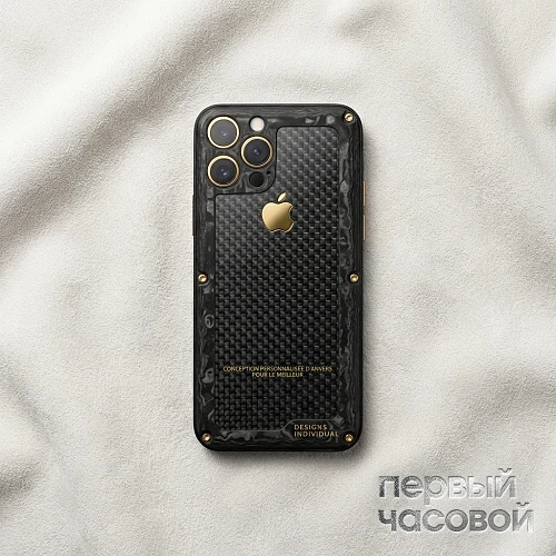 Iphone Carbon Boss Ceramics Gold 12