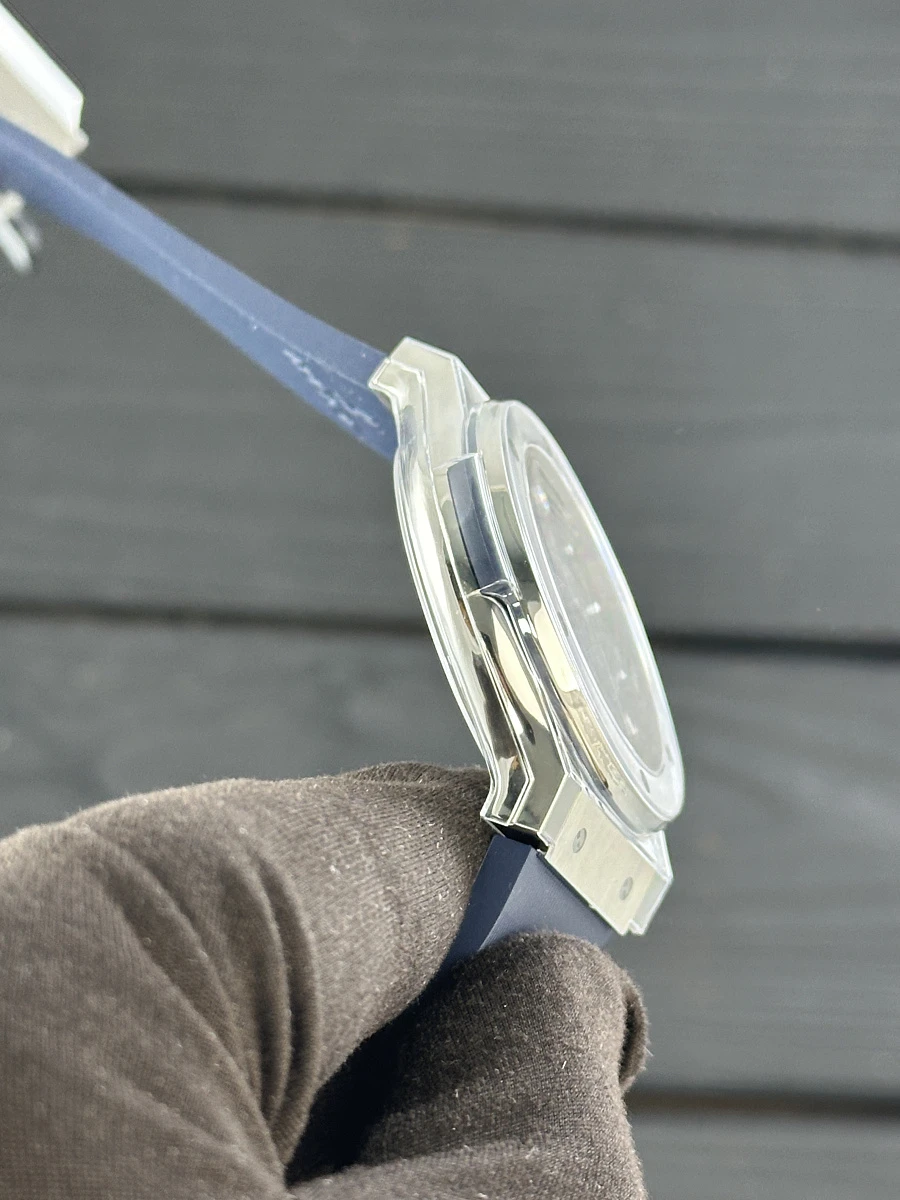 Купить элитные часы Hublot Fusion 45mm Blue Titanium Rubber  511.nx.7170.rx: в наличии в Москве!