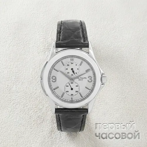 Calatrava Travel Time White Gold