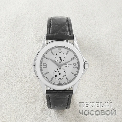 Calatrava Travel Time White Gold