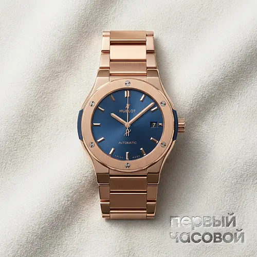 Classic Fusion Blue King Gold Bracelet 45 mm