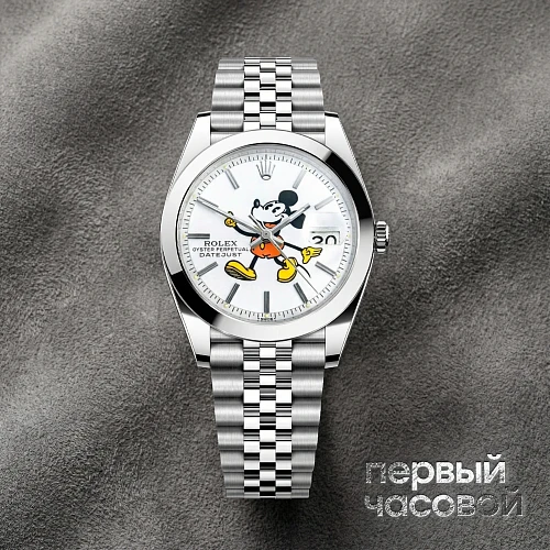 Oyster Perpetual Datejust 41 Mm Mickey Mouse Custom